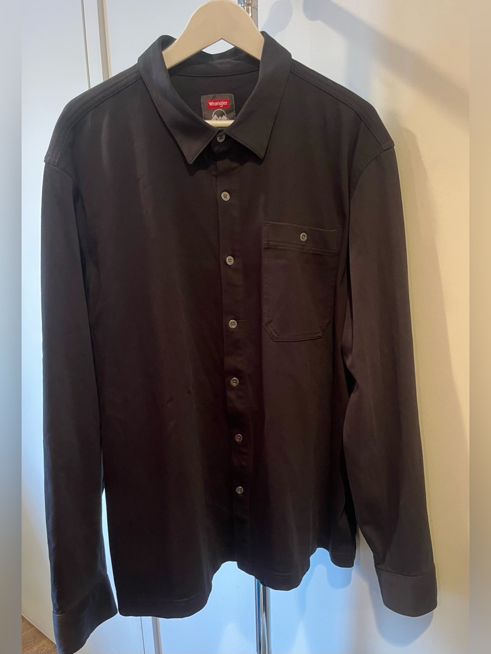 Wrangler Black Long Sleeve Button Down